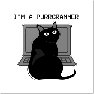 I'm A Purrgrammer Posters and Art